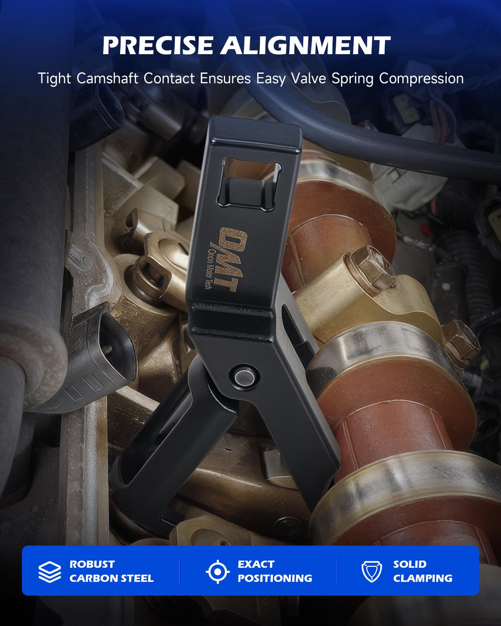 Orion Motor Tech durable carbon steel construction for repeated use.