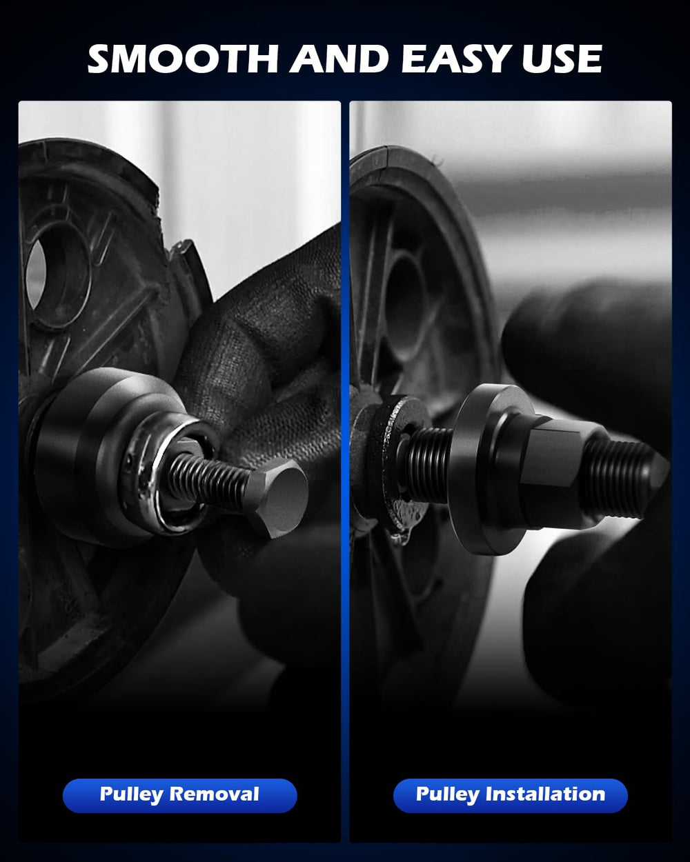 Orion Motor Tech easy-to-use instructions for quick step-by-step pulley work