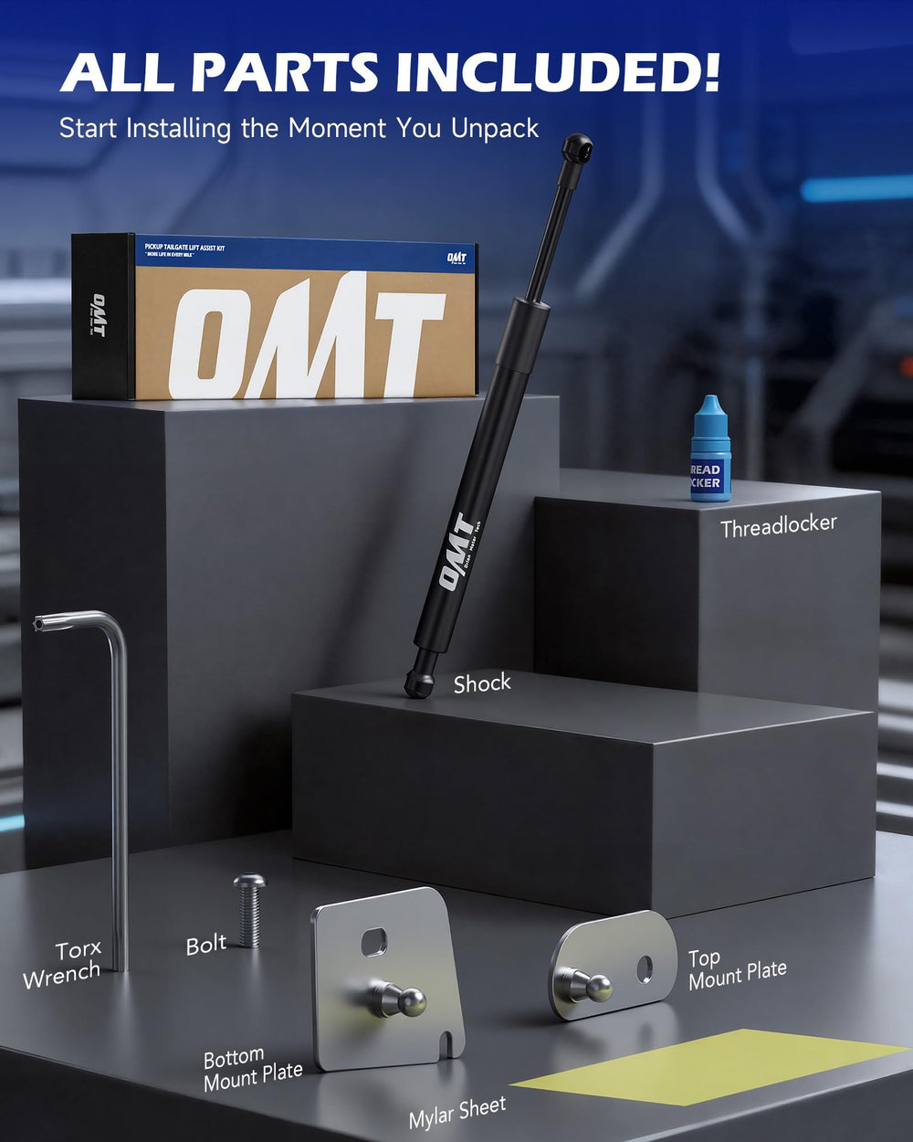 Orion Motor Tech electroplated steel construction withstands heavy use.