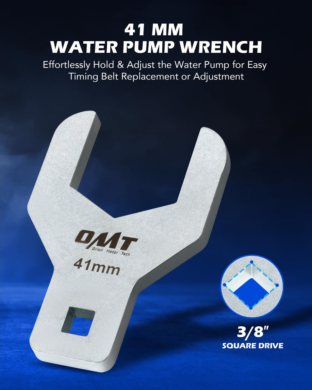 Orion Motor Tech engine tensioner wrench provides smooth belt tensioning