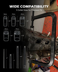 Orion Motor Tech extension screws detail for varied valve spring sizes