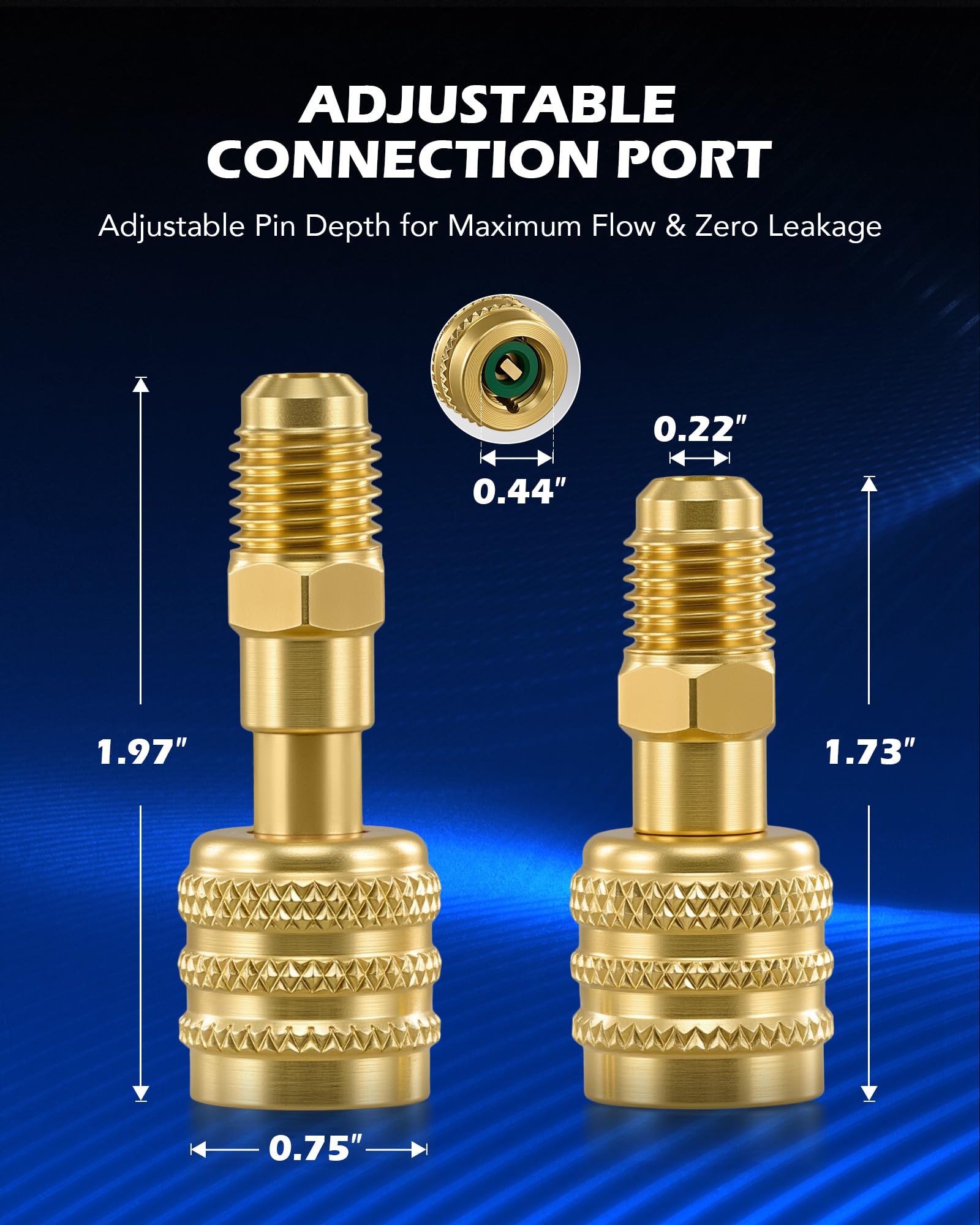 Orion Motor Tech forged brass fittings stand up to heavy use and high pressures.