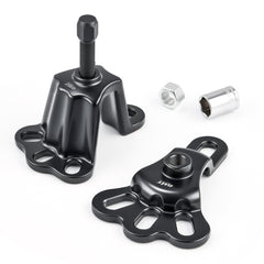 Orion Motor Tech front hub puller gripping 3-3/4 to 4-1/2 in hubs for easy removal