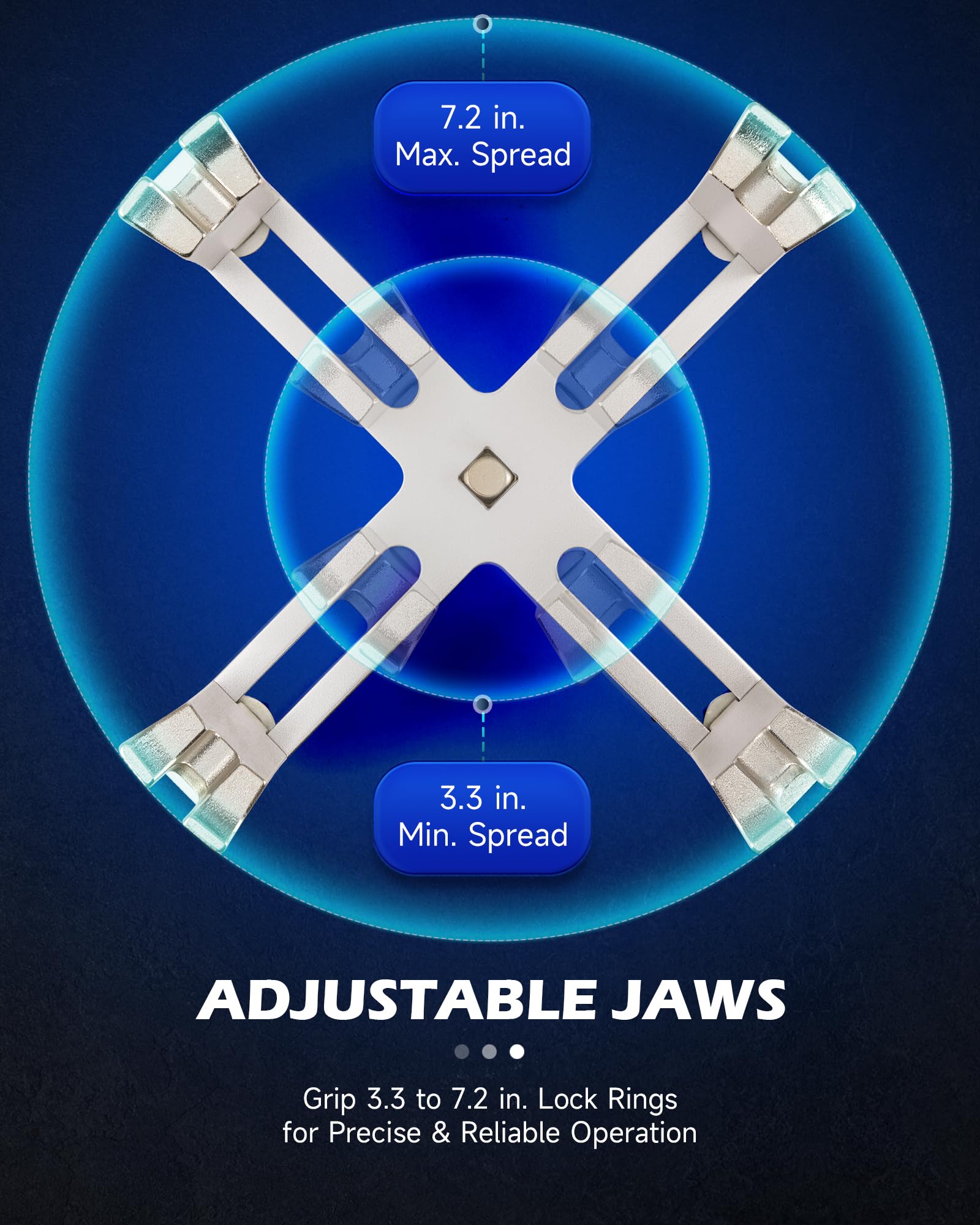 1/2 inch drive compatibility enables quick setup with common ratchets.