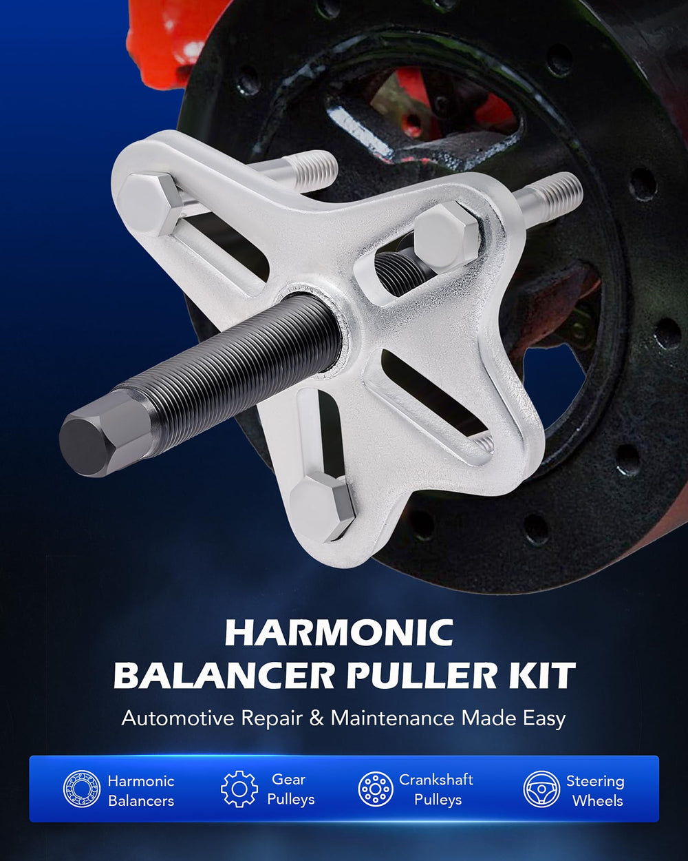 Orion Motor Tech gear puller yoke with precise load distribution