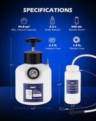 Orion Motor Tech hand pump operation for one-person brake bleeding