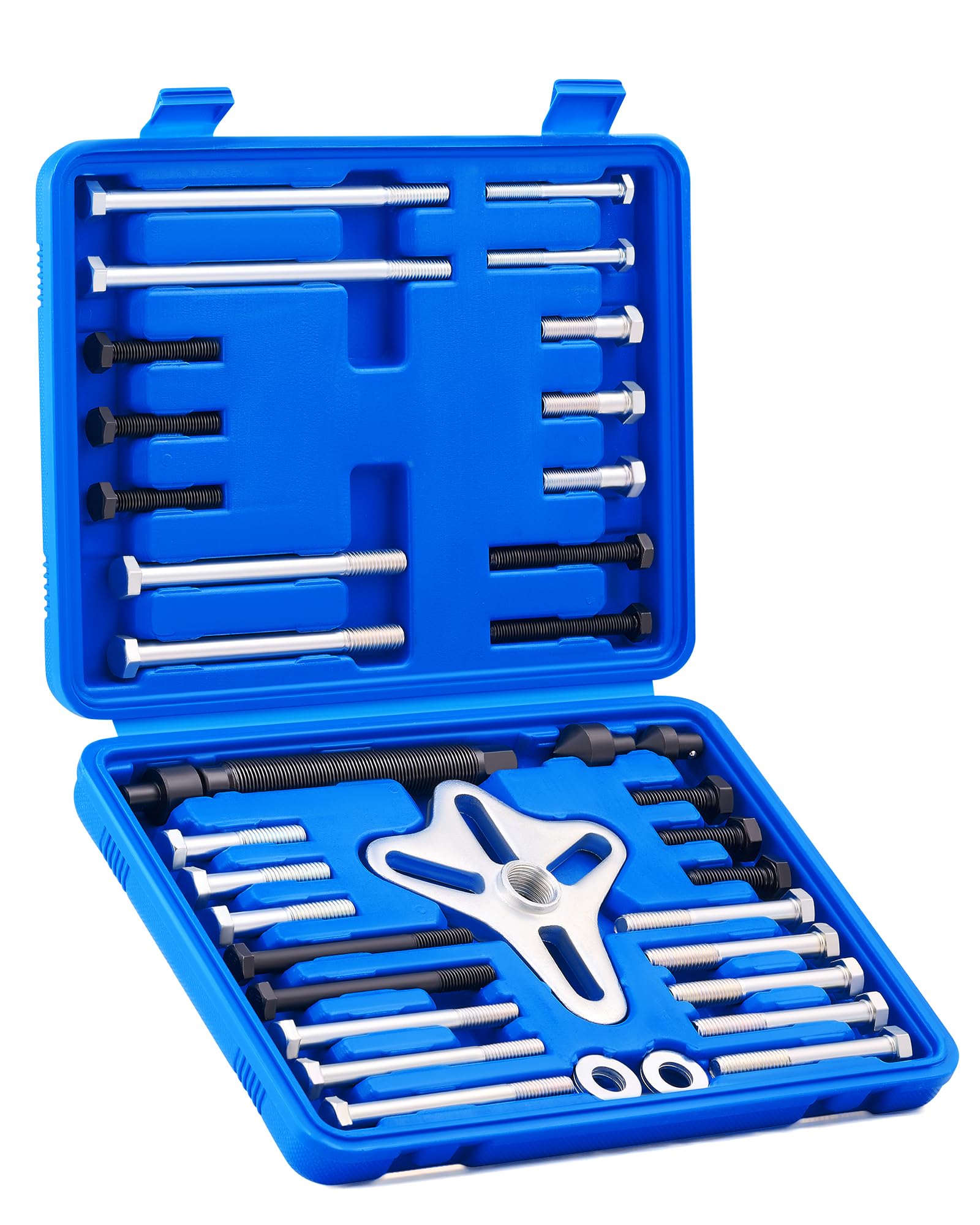 Orion Motor Tech harmonic balancer puller kit enables safe pulley removal