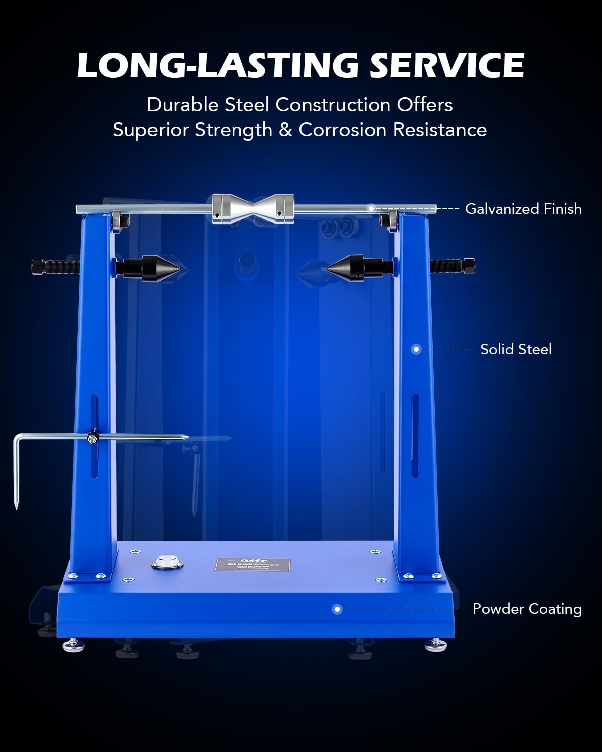 Orion Motor Tech heavy-duty wheel stand with corrosion-resistant steel