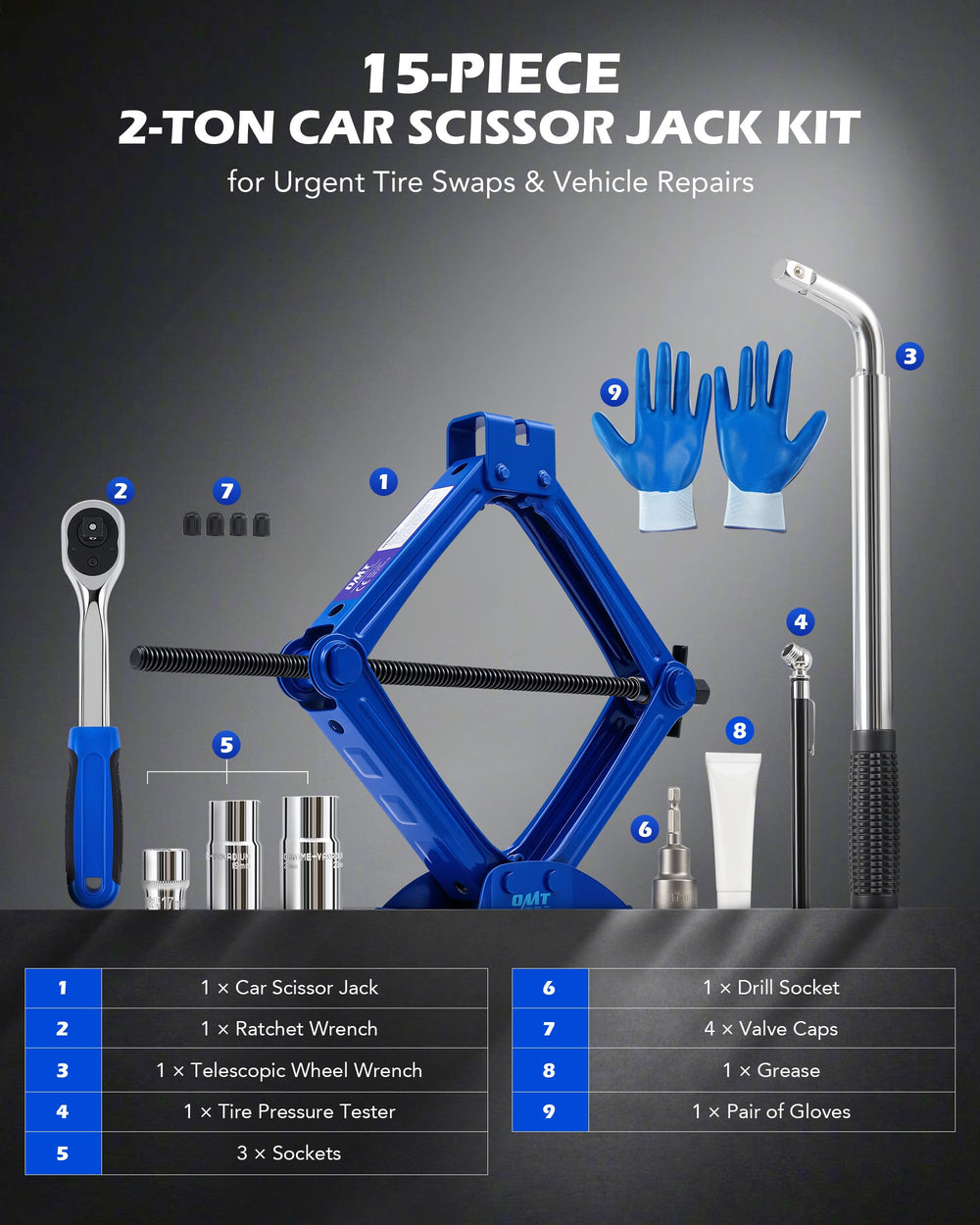 Orion Motor Tech heavy-duty construction supports reliable lifts for tire tasks