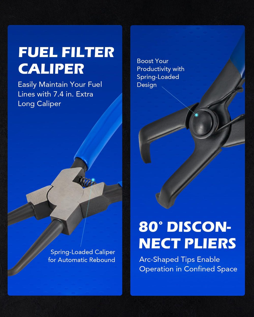 Orion Motor Tech hose clamp clip simplifies fuel line work