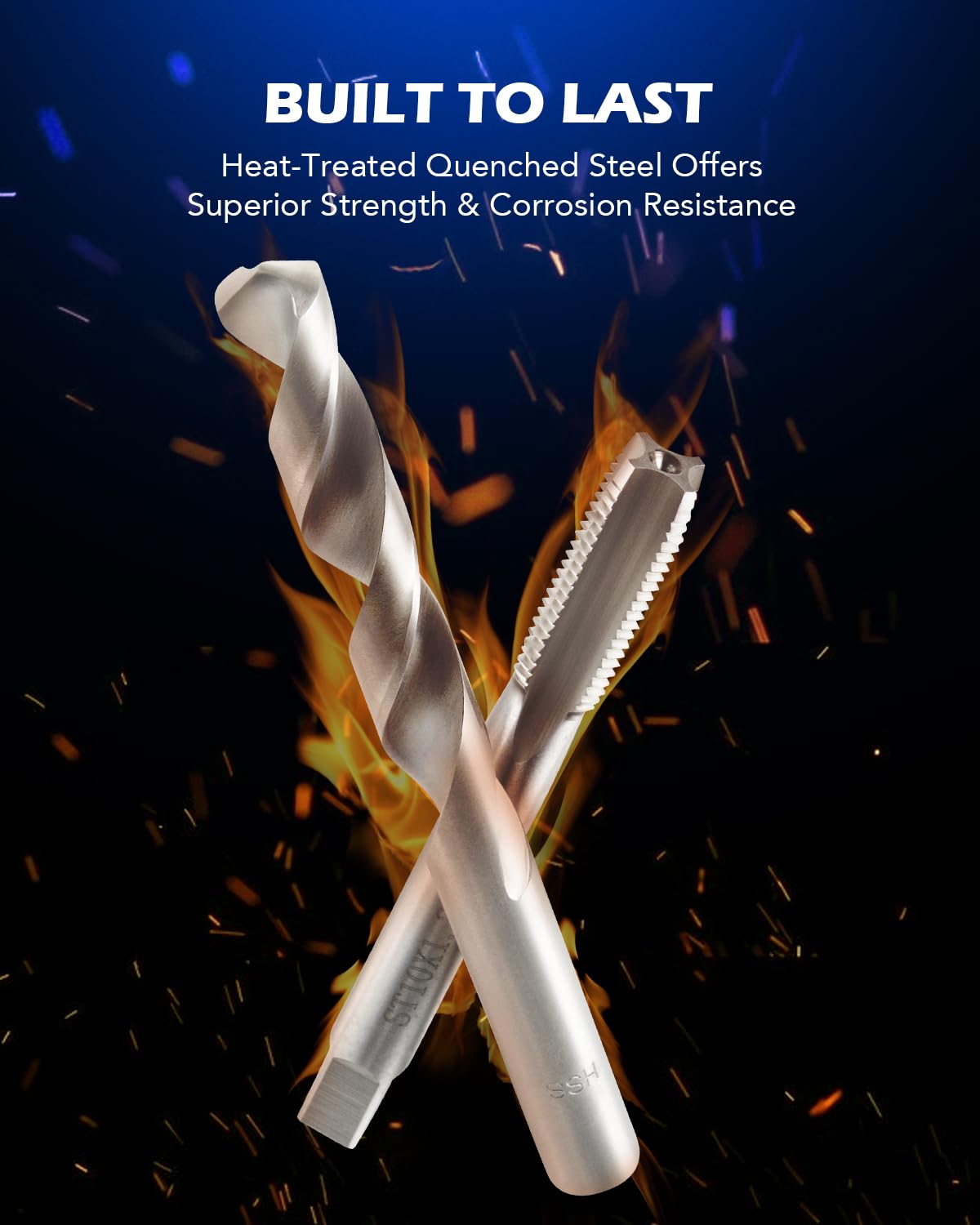 Orion Motor Tech 135-degree HSS drill bit creates clean pilot holes
