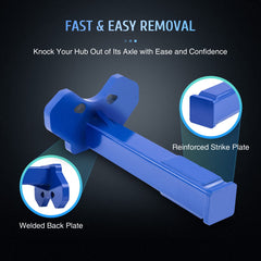 Orion Motor Tech hub buster tool – carbon steel with welded back plate and corrosion-proof coating.