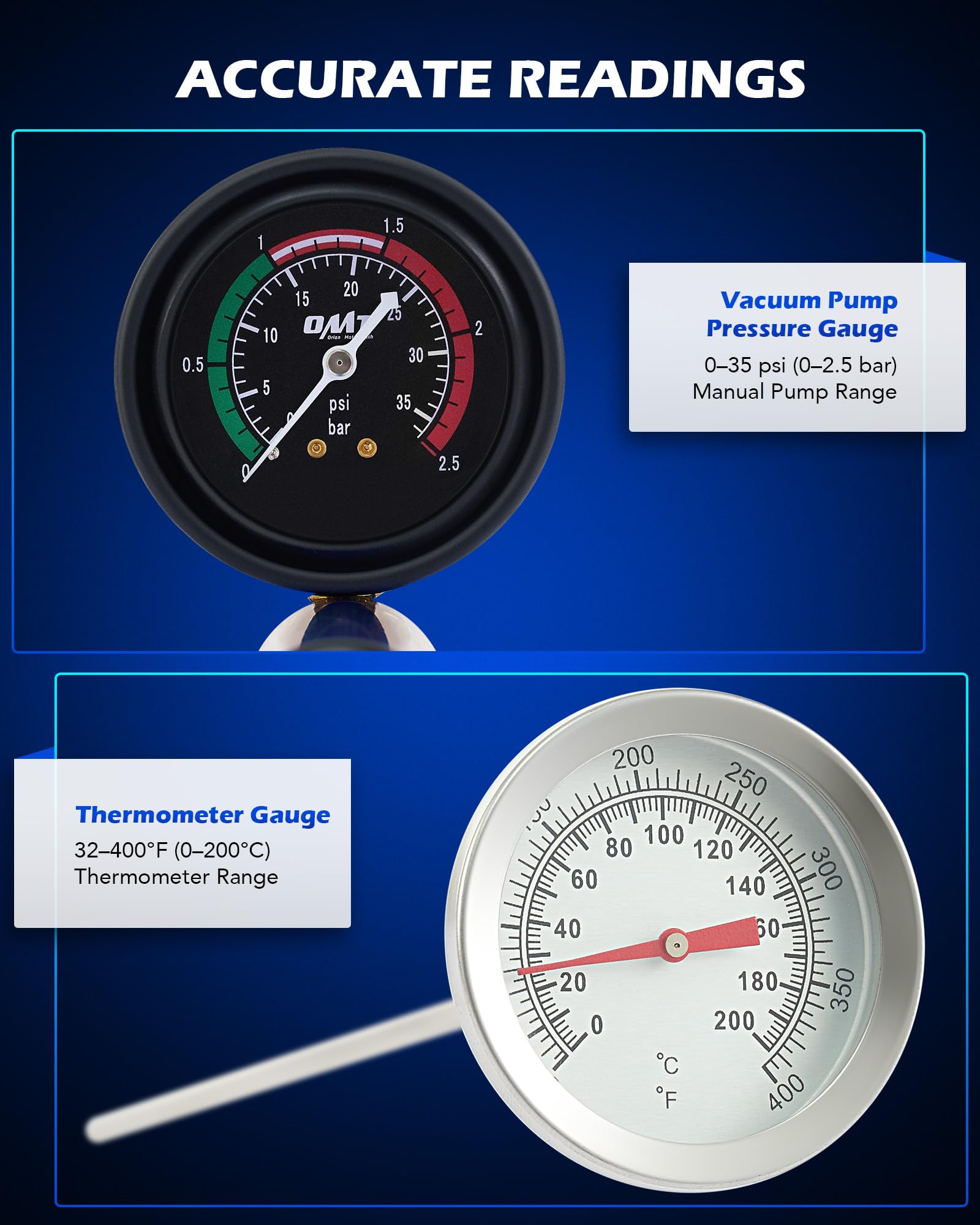 Orion Motor Tech included wrench and O-rings simplify maintenance tasks.