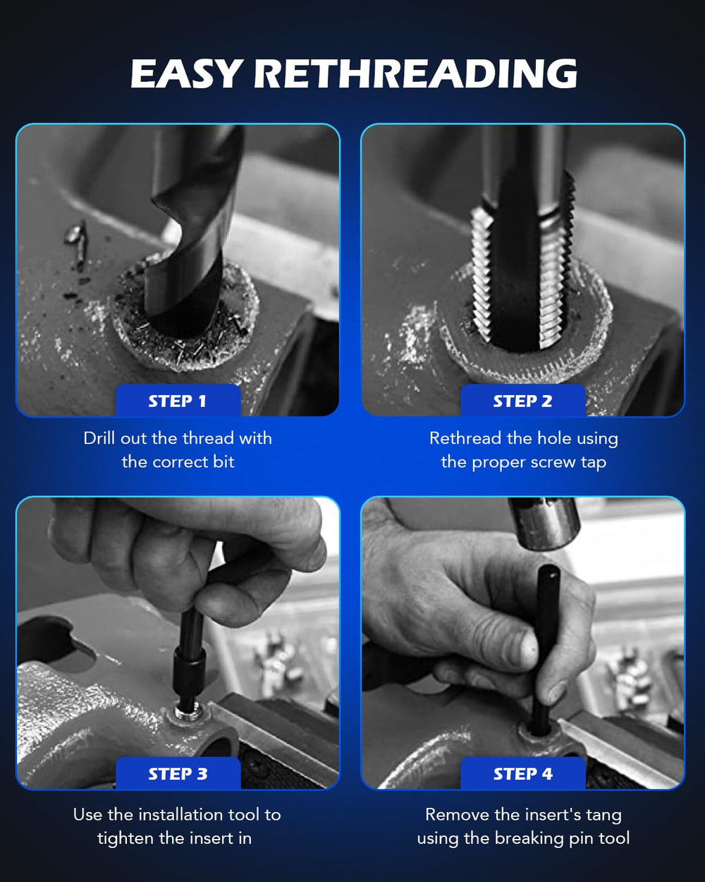 Orion Motor Tech kit in use on aluminum parts