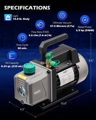 Orion Motor Tech leak detector and fittings with R134a taps for easy service.