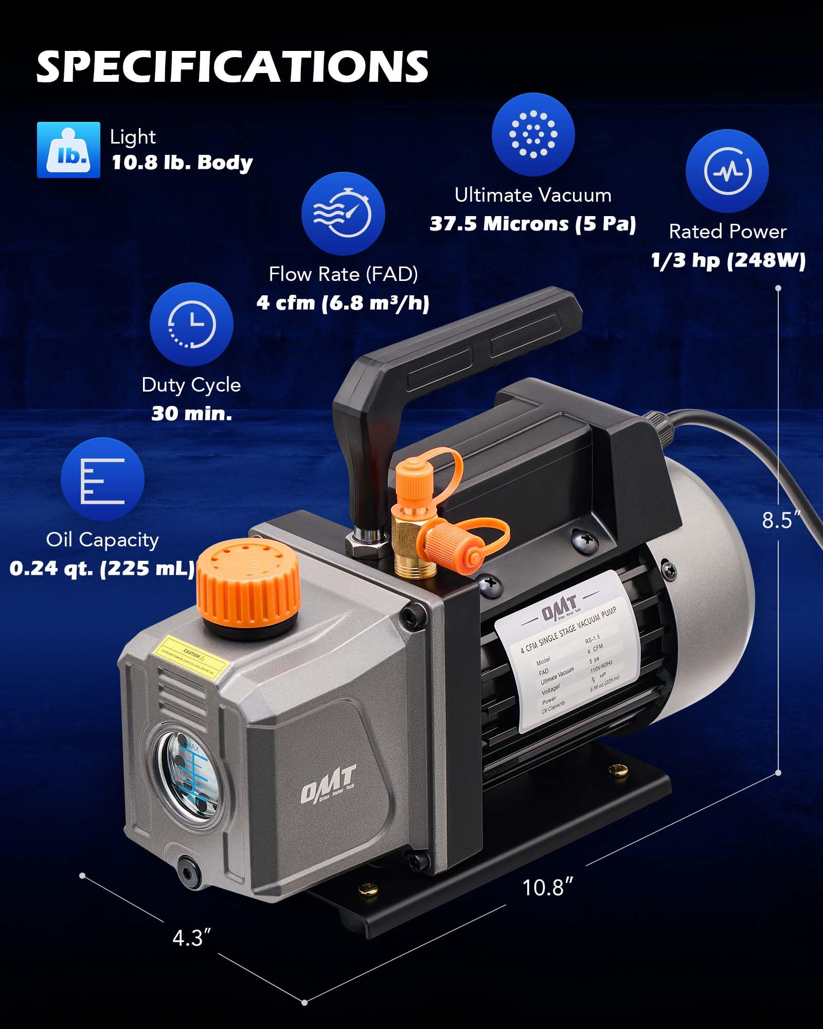 Orion Motor Tech leak detector helps quick system integrity checks during service.