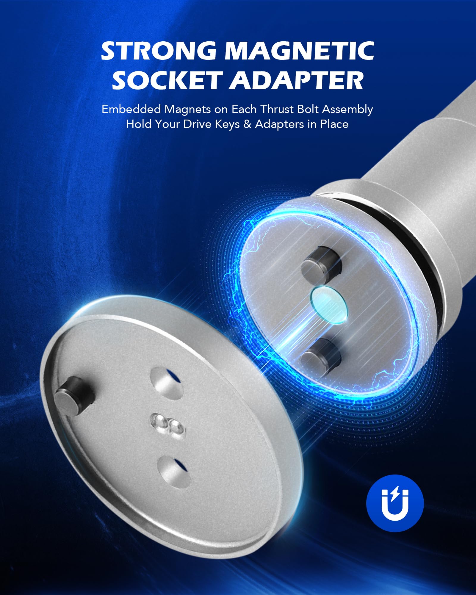 Orion Motor Tech left-right handed design supports versatile operation in tight spaces.