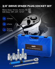 Orion Motor Tech magnetic spark plug socket with 360° swivel for flexible access