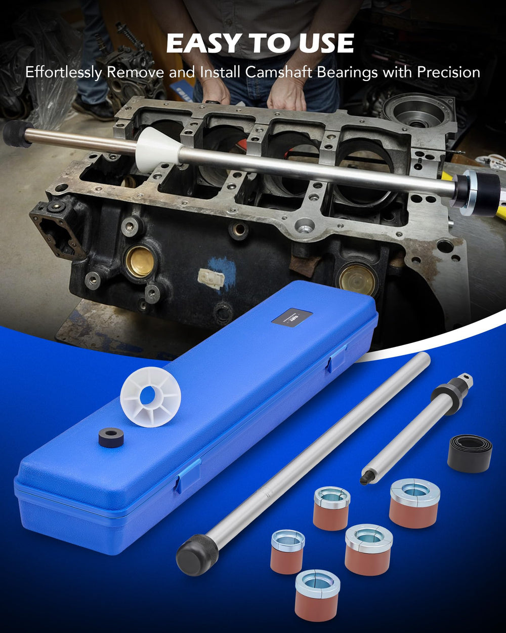 Orion Motor Tech neoprene sleeve adapters protect parts during service.