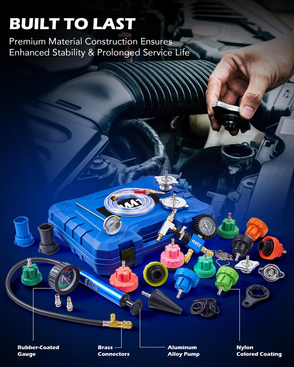 Orion Motor Tech O-rings kit ensures reliable seals.