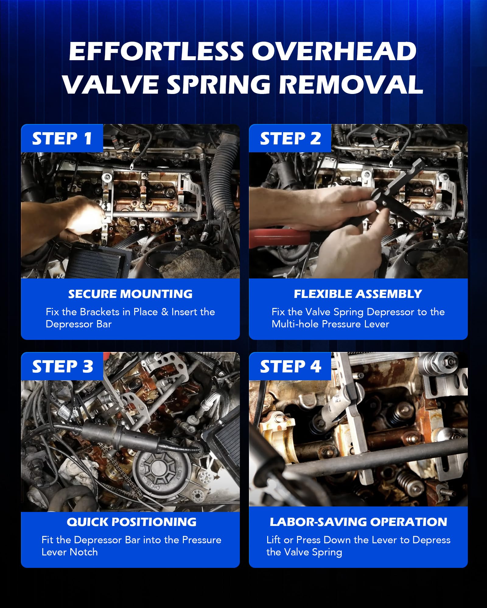 Orion Motor Tech OHV/OHC compatibility for 8-16-24 mm valves.