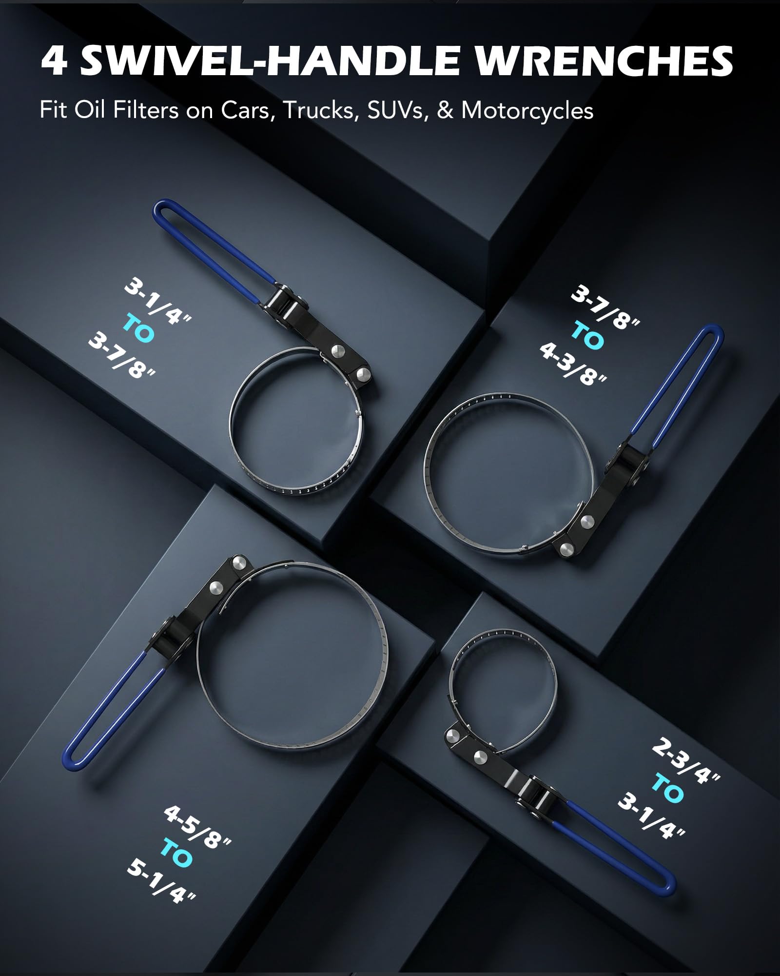 64mm socket included with Orion Motor Tech oil filter wrench set.