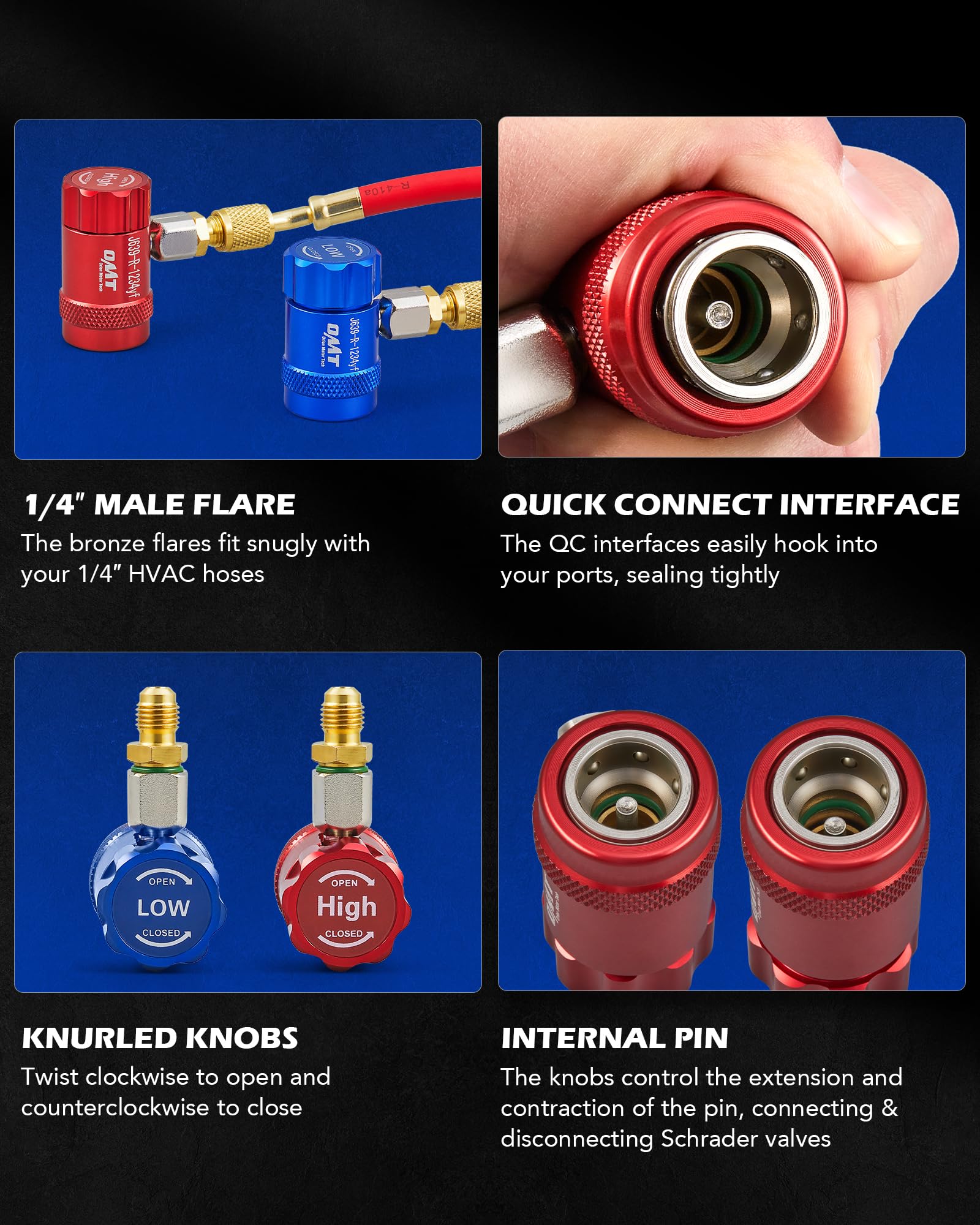 Orion knurled-ring design enhances grip during valve operation