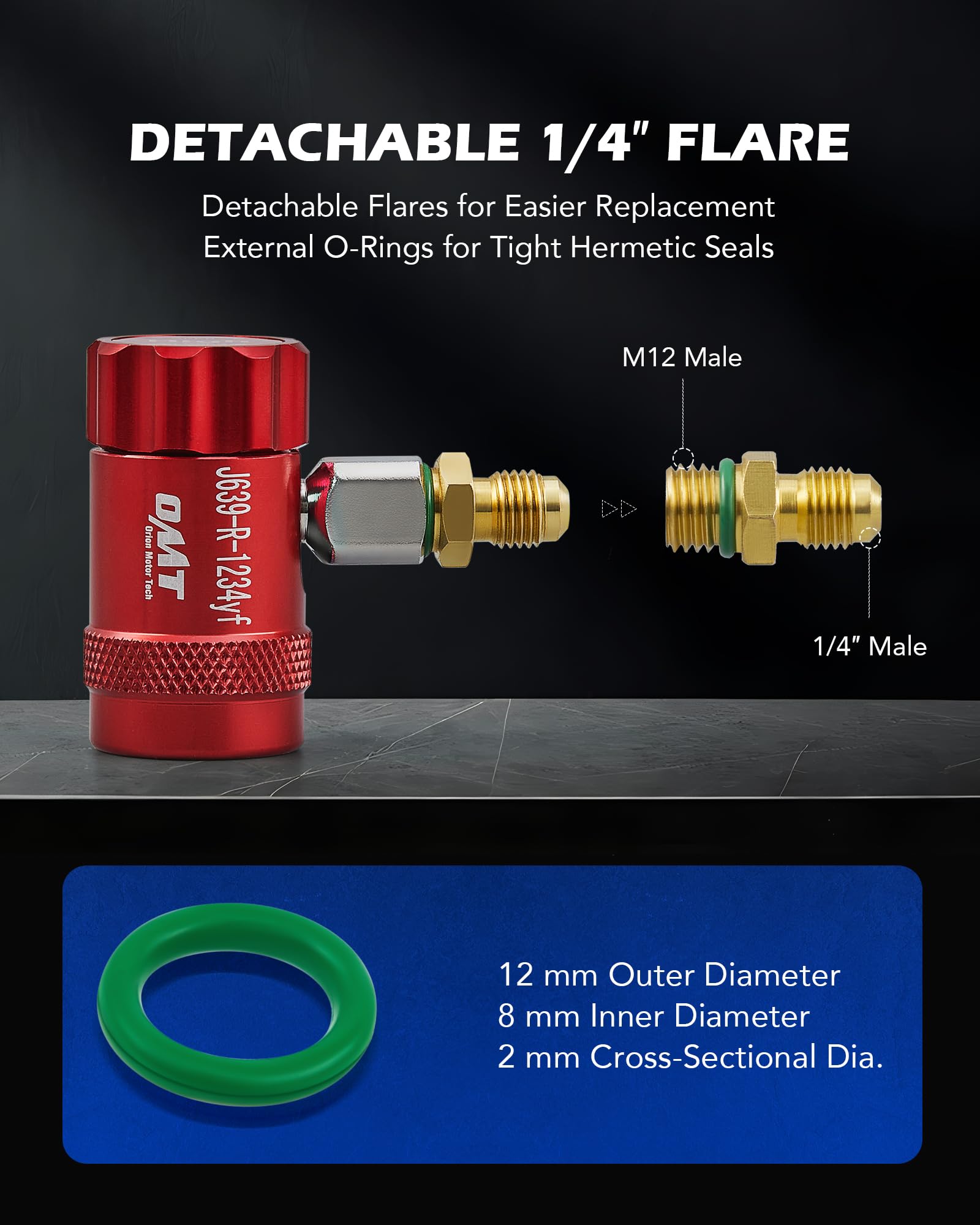 Top control knob enables smooth opening during use
