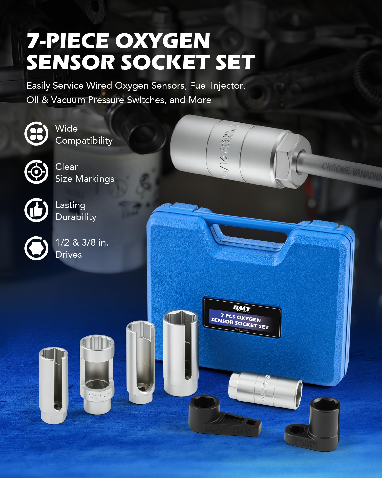 Orion Motor Tech 22 mm socket aids safe wire-preserving removal