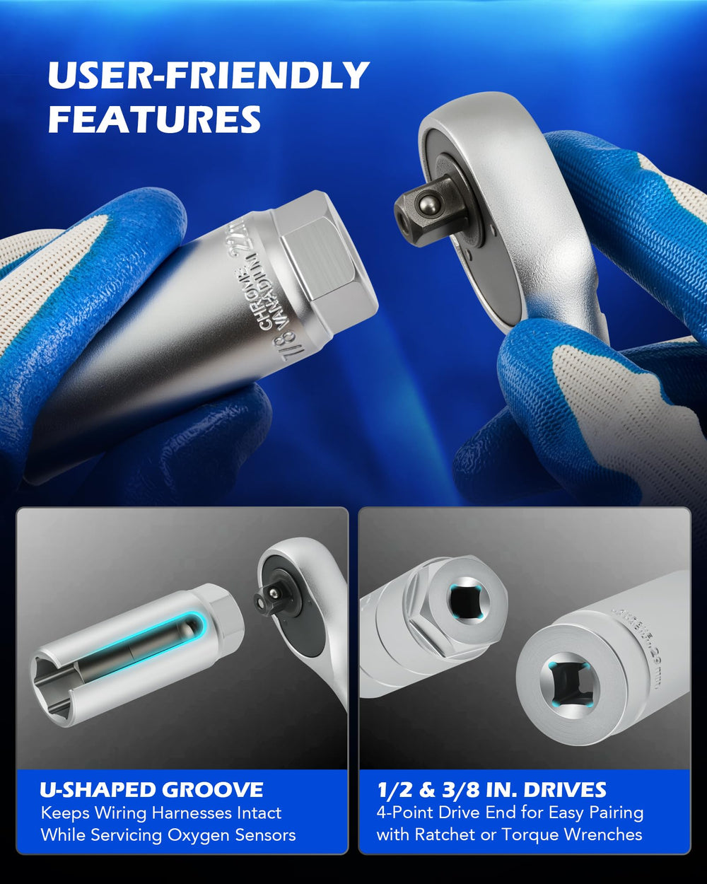 Orion Motor Tech 29 mm socket handles larger sensor fits