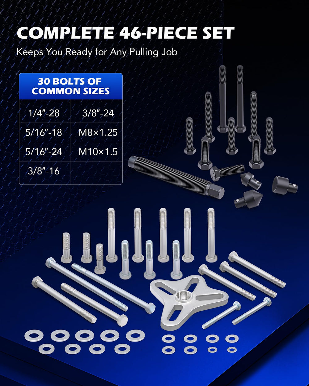 Orion Motor Tech pressure screw dispersing force evenly during pull