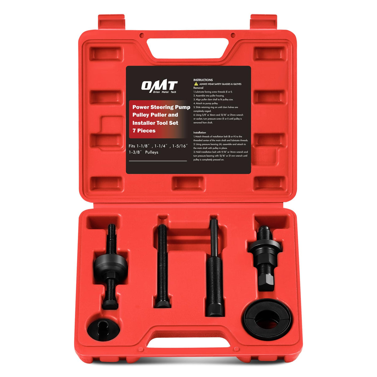 Orion Motor Tech pulley puller remover in action for pump service