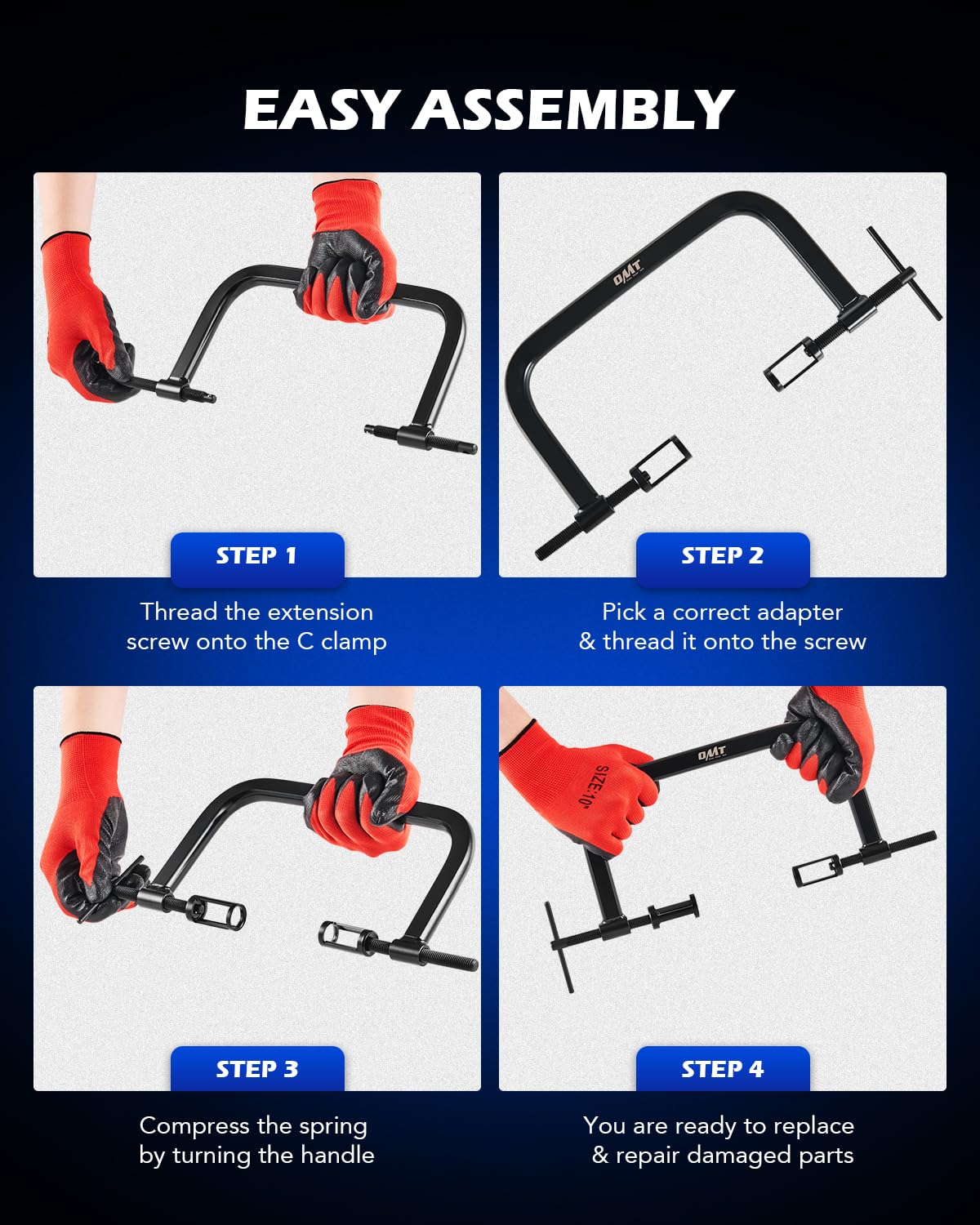 Orion Motor Tech five collet adapters enable precise grip for engine work