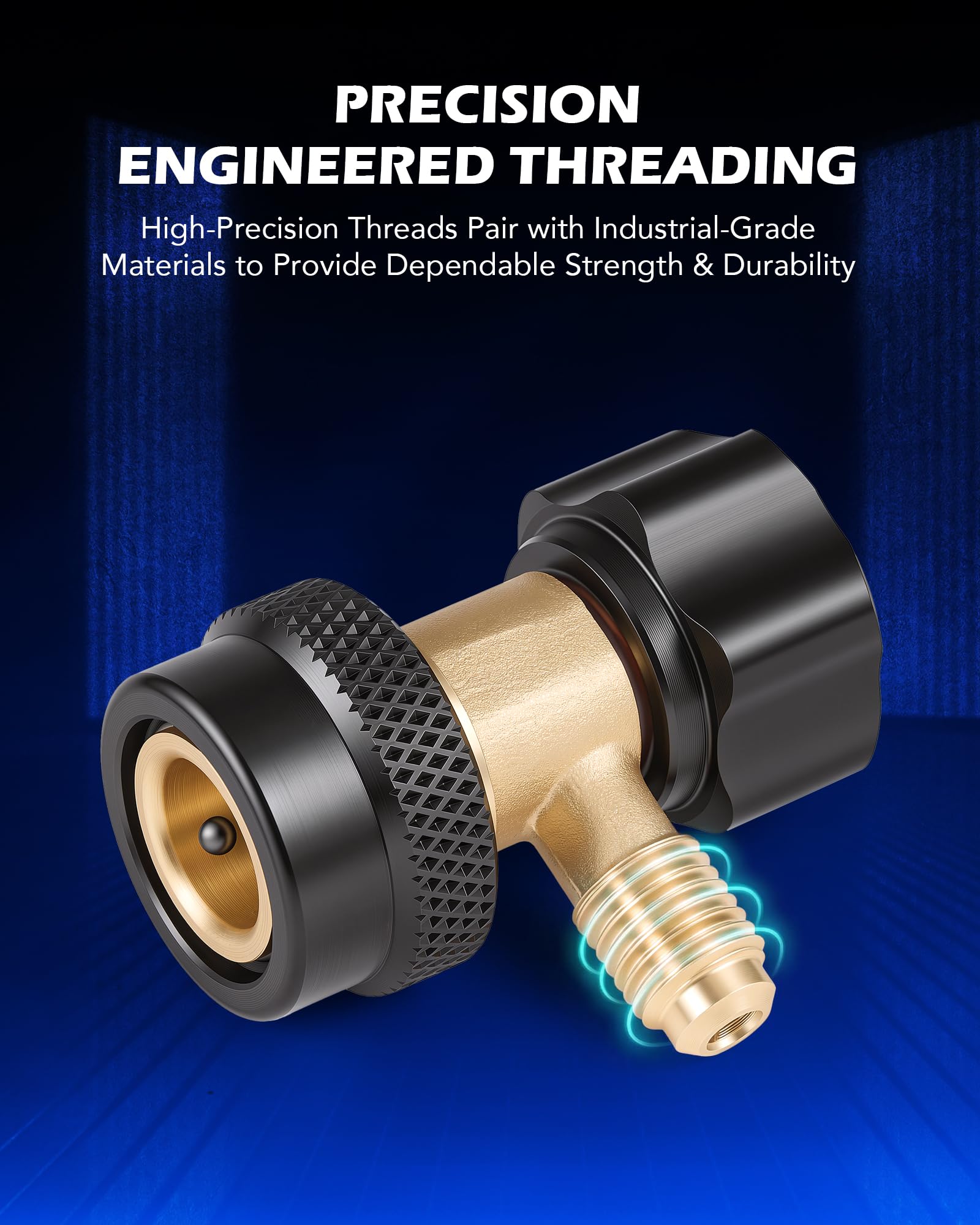 Orion Motor Tech R134a adjustable-6-ball-couplers support smooth one-person operation.