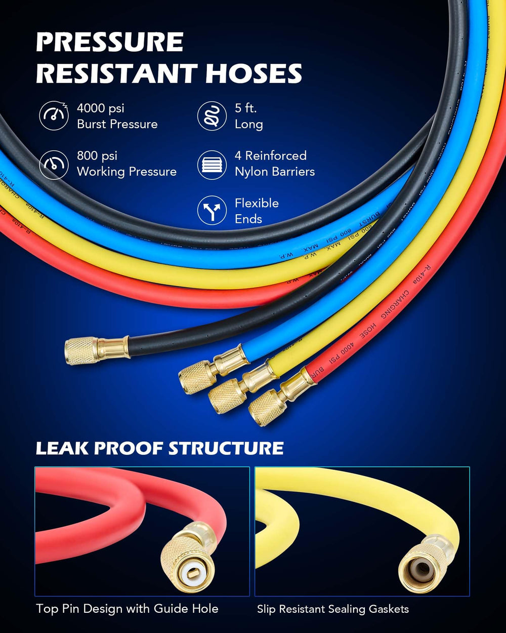 Orion Motor Tech R410a adapters support versatile refrigerant configurations.