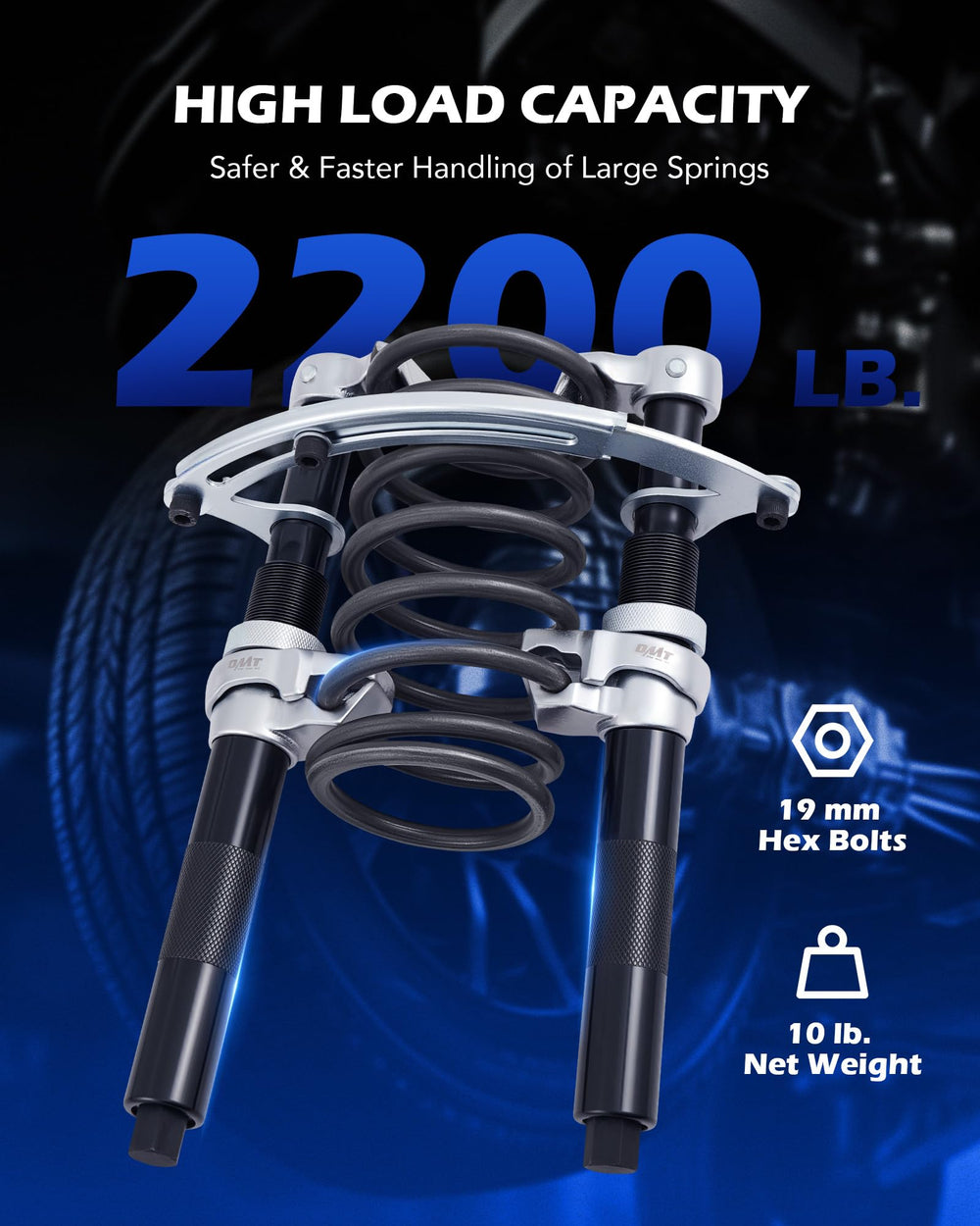 Orion Motor Tech reinforced lock ring keeps jaws secure during compression.
