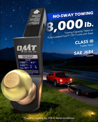 Orion Motor Tech SAE J684 tested hitch ensures safety for towing.