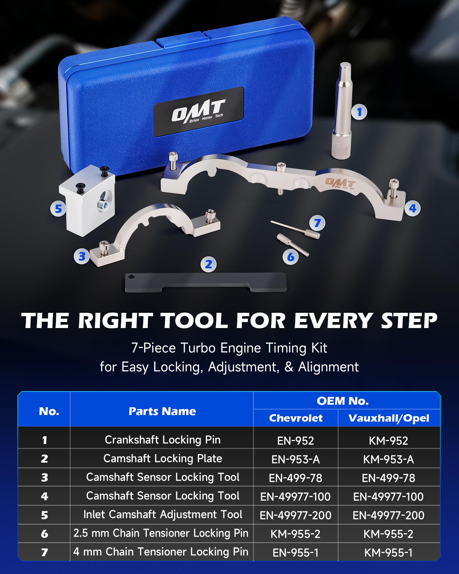 Orion Motor Tech sensor setting tools designed for quick alignment