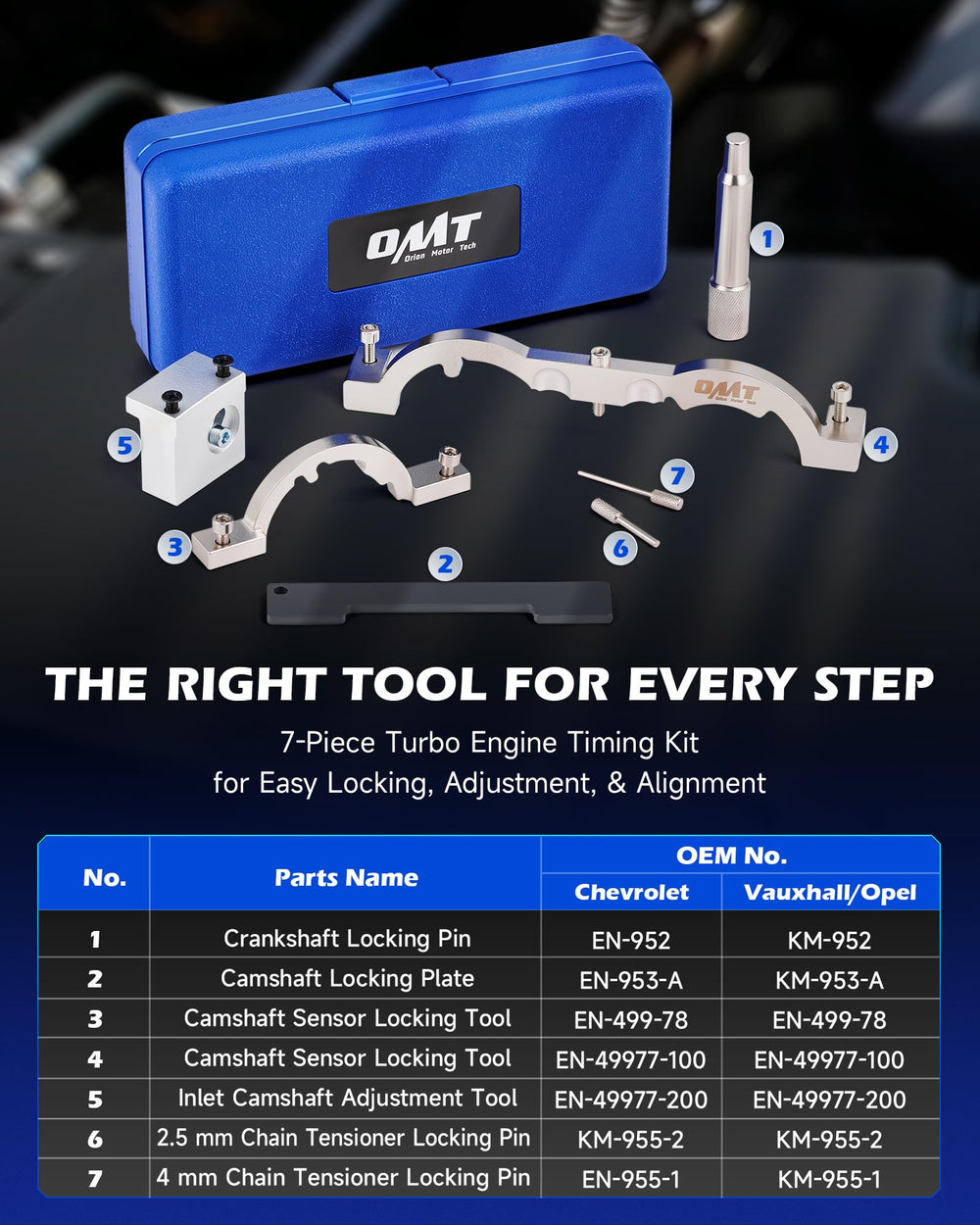 Orion Motor Tech sensor setting tools designed for quick alignment