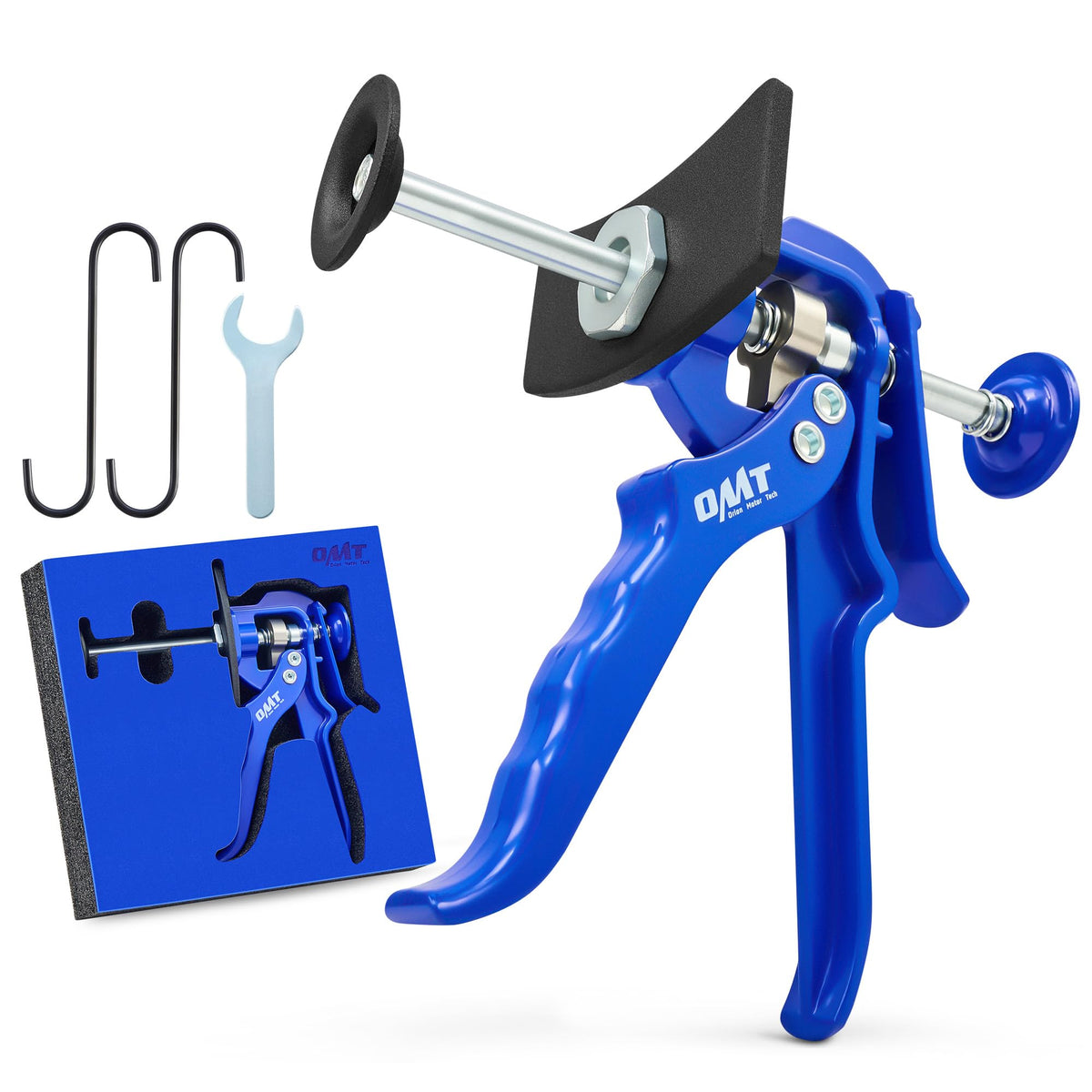Orion Motor Tech Speedy brake caliper compressor tool retracts pistons for faster pad replacement.
