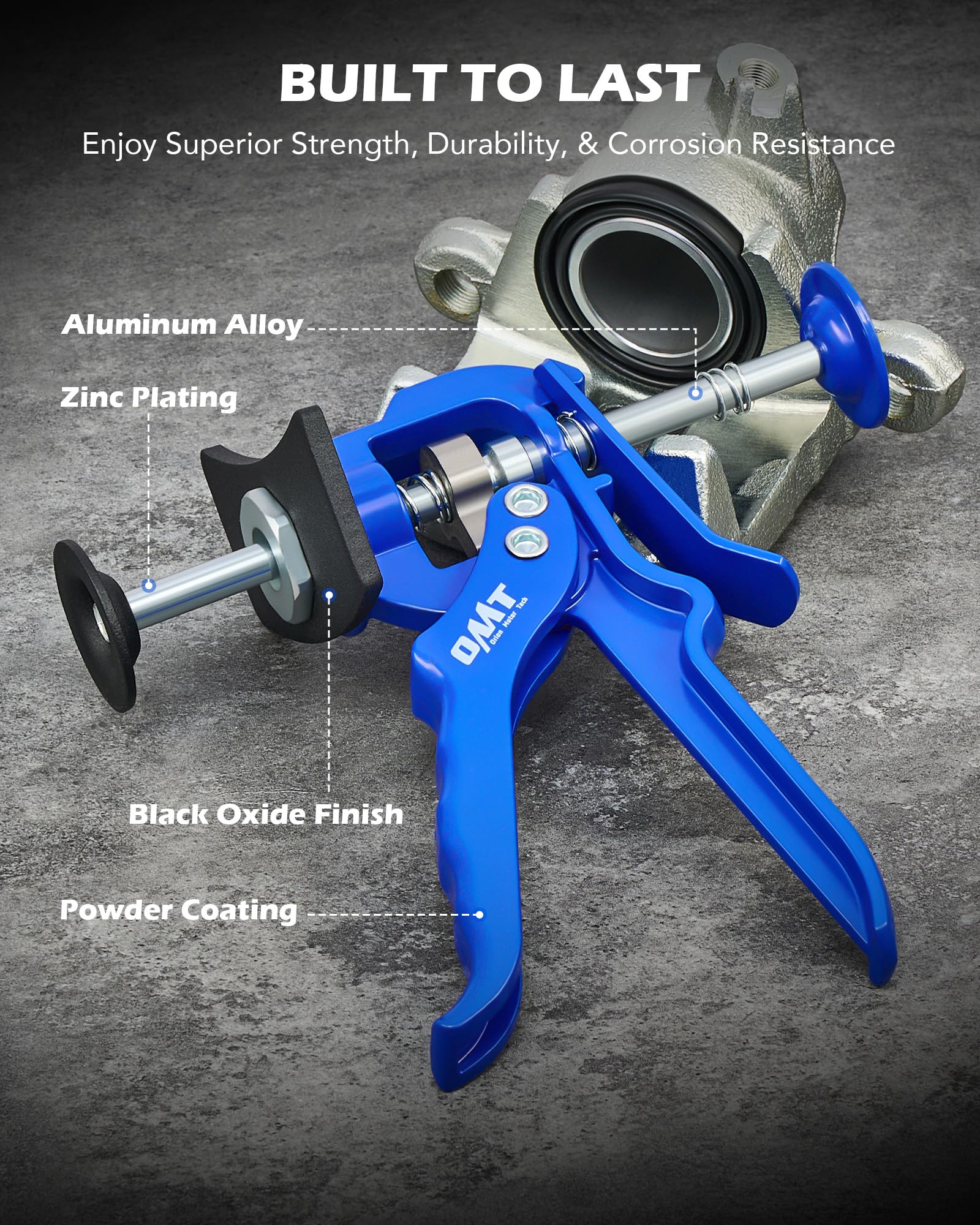 Orion Speedy caliper tool offers wide compatibility with front and rear calipers.