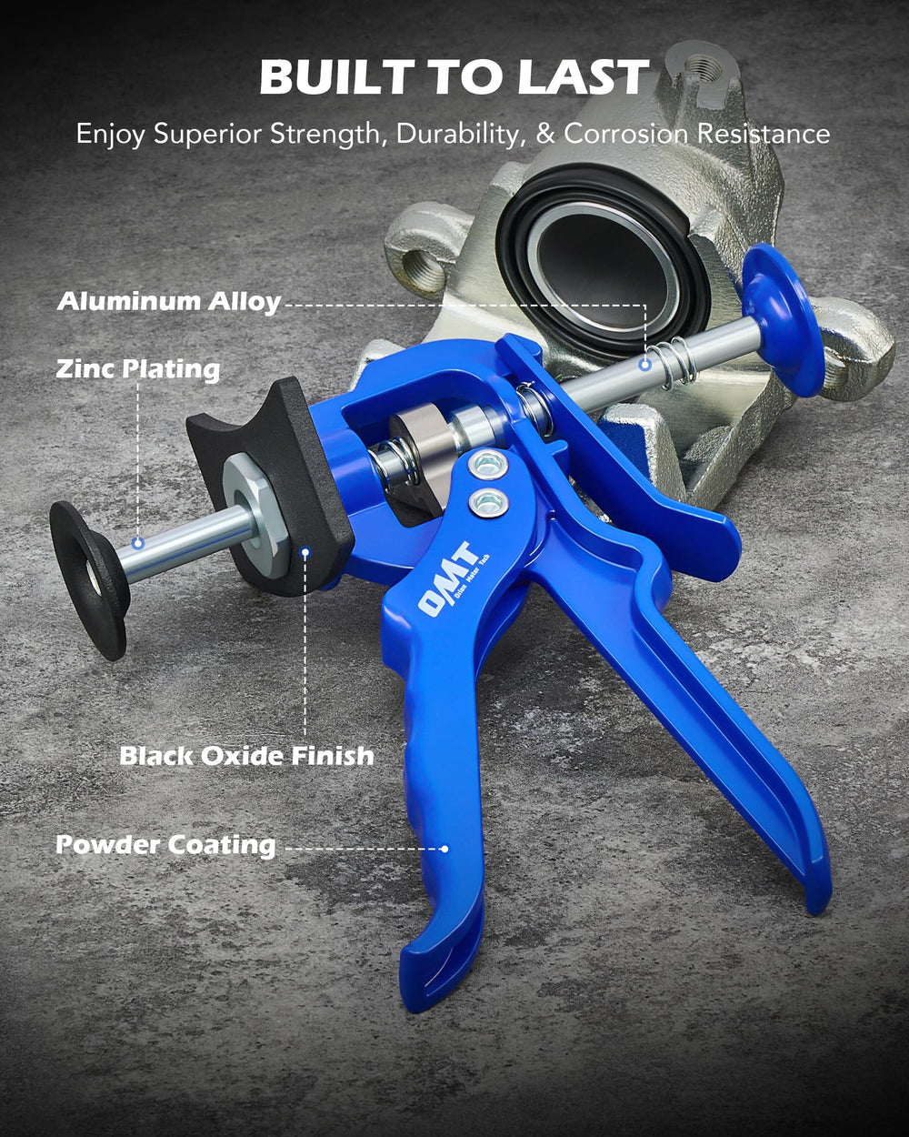Orion Speedy caliper tool offers wide compatibility with front and rear calipers.