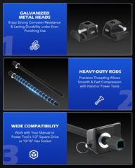 Orion Motor Tech 13/16-inch hex sockets compatible strut compressors in action