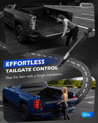 Orion Motor Tech tailgate damper in action easing tailgate drop.