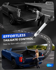 Orion Motor Tech tailgate damper mount plate secures a strong installation