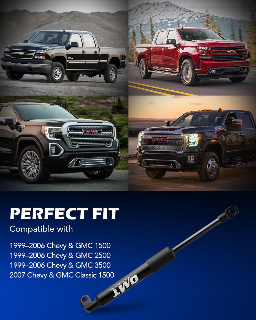 Tailgate operation is smooth with Orion Motor Tech damper.