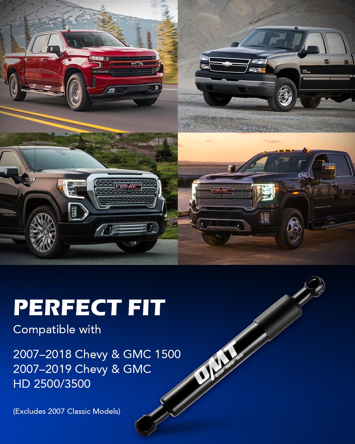 Orion Motor Tech tailgate safety drop close-up highlights controlled descent and smoother operation