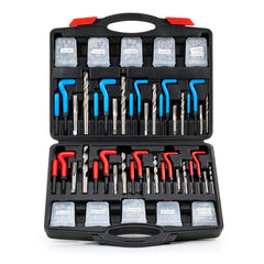 Orion Motor Tech thread repair kit contents organized for efficient rethreading projects.