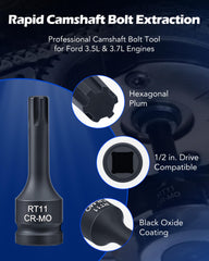 Orion Motor Tech tool kit in blow-molded case protects contents during storage.