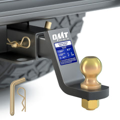 Orion Motor Tech trailer hitch ball mount with 2in ball for quick secure trailer towing